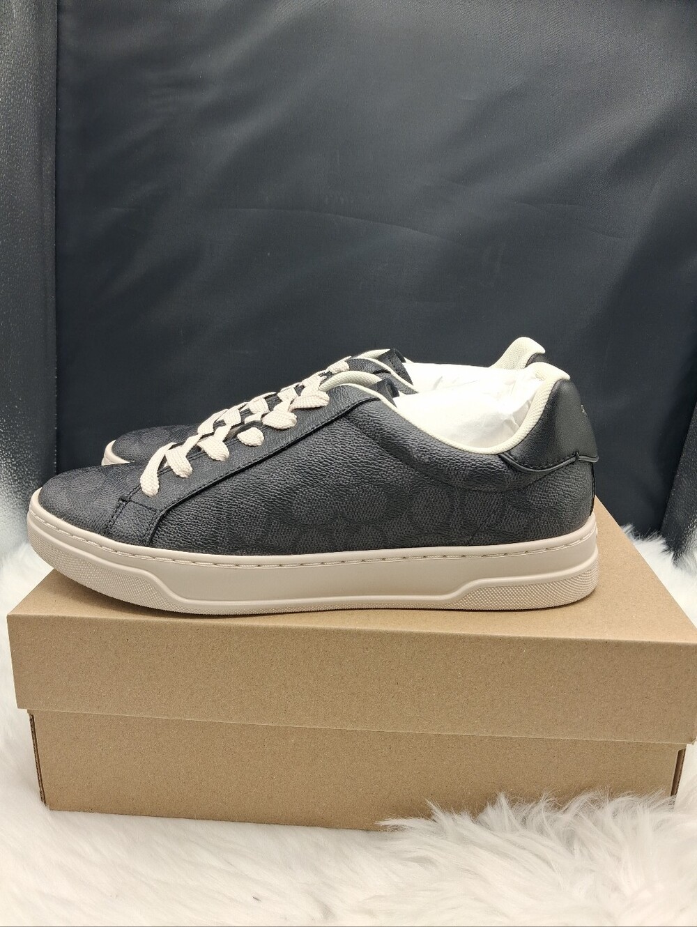Coach High Line Signature Coated Canves Sneakers